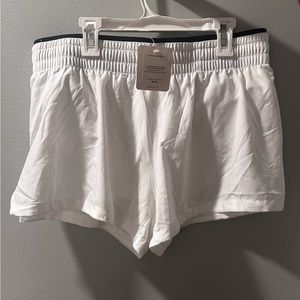NWT Small White Fabletics Running shorts